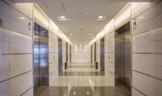 SOHO嘉盛中心电梯间